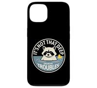 Custodia per iPhone 13 Non è così profondo, a differenza dei miei guai Raccoon Bathing Humor