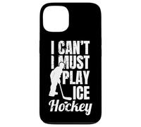 Custodia per iPhone 13 Non posso, devo giocare a hockey su ghiaccio