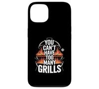 Custodia per iPhone 13 Non si possono avere troppe griglie, divertente detto sul barbecue