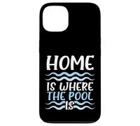 Custodia per iPhone 13 Nuotatore Humor Home I Dove La Piscina Nuota