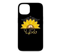 Custodia per iPhone 13 Nurse Gifts - Girasole Nurses Heartbeat Nursing RN Day