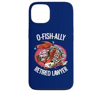 Custodia per iPhone 13 O-Fish-Ally Avvocato in pensione Divertente Koi Amante Pensione