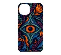 Custodia per iPhone 13 Occhio botanico come simbolo astratto talismano celeste arte