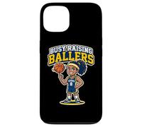Custodia per iPhone 13 Occupato Raising Ballers Basket Mamma