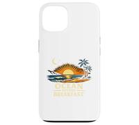 Custodia per iPhone 13 Ocean Before Breakfast Design Spiaggia Alba Surf Lifestyle