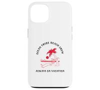 Custodia per iPhone 13 Ocean Tribe Beach Crew Always On Vacation (Grafica divertente)