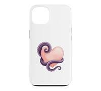 Custodia per iPhone 13 Octopus Heart Tentacle Ocean Love Cute Octopus