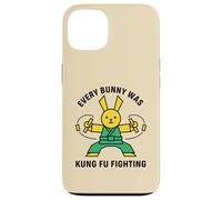 Custodia per iPhone 13 Ogni coniglio era Kung Fu combattendo Karate Rabbit