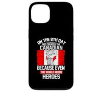 Custodia per iPhone 13 On The Eighth Day God Created The Canadian Pride Heroes