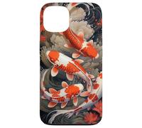 Custodia per iPhone 13 Orange Koi Fish - Cover per telefono in stile giapponese