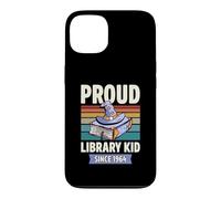 Custodia per iPhone 13 Orgoglioso Biblioteca Kid Since 1964 Anno di Nascita Libro Amante Compleanno