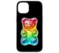 Custodia per iPhone 13 Orsetto gommoso Candy Rainbow