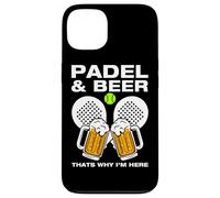 Custodia per iPhone 13 Padel & Beer divertente padel ball giocatore