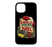 Custodia per iPhone 13 Padel Natale Lista dei desideri