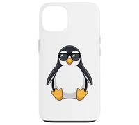 Custodia per iPhone 13 Paffuto Cool Penguin con occhiali da sole Summer Vibes