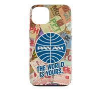 Custodia per iPhone 13 Pan Am The World is Your Vintage Travel Luggage Tags