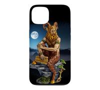 Custodia per iPhone 13 Pan Dio del Selvaggio al chiaro di luna