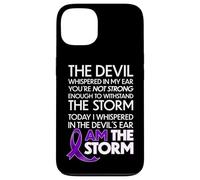 Custodia per iPhone 13 Pancreatic Cancer Warriors I Am The Storm And I Will Survive