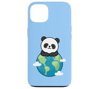 Custodia per iPhone 13 Panda Madre Terra Giorno Divertente Per Pianeta Ambiente Amante