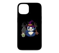 Custodia per iPhone 13 Panda Strega Halloween Orso