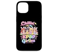 Custodia per iPhone 13 Pasqua Kpop Musica Chillin Con Il Mio K-pop Ragazze Donne Ragazze
