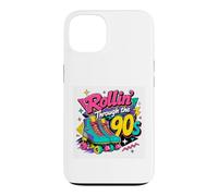 Custodia per iPhone 13 Pattini a rotelle anni '90 regalo per lei nostalgia