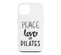 Custodia per iPhone 13 Peace Love and Pilates is My Happy Hour In My Pilates Era