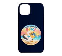 Custodia per iPhone 13 Pelikanugel salva pesce sulla spiaggia Andiamo to the Beach