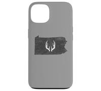 Custodia per iPhone 13 Pennsylvania PA Deer Hunting Shed Antlers Design