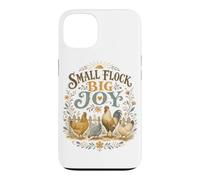 Custodia per iPhone 13 Piccolo gregge Big Joy Backyard Chicken Farm Amante