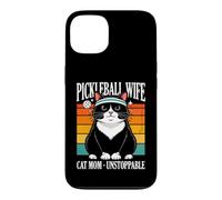 Custodia per iPhone 13 Pickleball Moglie Gatto Mamma Inarrestabile Paddle Player