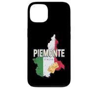 Custodia per iPhone 13 Piemonte Italia Retro Regione Mappa Vintage Pasta Souvenir