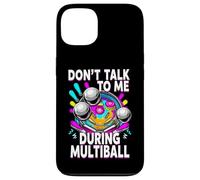 Custodia per iPhone 13 Pinball Machine Player Don't Talk During Multiball