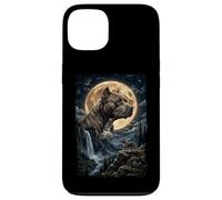 Custodia per iPhone 13 Pitbull con Luna - cani