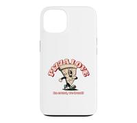 Custodia per iPhone 13 Pizza Love In Crust We Trust (Dichiarazione di cibo divertente)