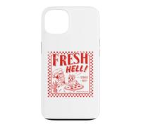 Custodia per iPhone 13 Pizza Satan "Fresh Hell" Satan Occult Satanic Lucifer