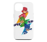 Custodia per iPhone 13 PJ Masks TV Super Team Flash