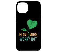 Custodia per iPhone 13 Plant More Worry Not Pocket Design, abbigliamento grafico da giardiniere