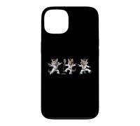 Custodia per iPhone 13 Pop Dancing Cats: l'icona della musica rock e della cultura pop