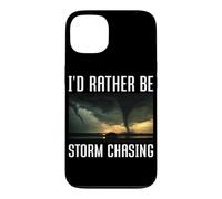Custodia per iPhone 13 Preferirei essere tempesta a caccia di Tornado Chaser Meteo