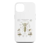 Custodia per iPhone 13 Pregare Mantide Anatomia Vintage Field Guide Art