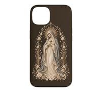 Custodia per iPhone 13 Preghiera devozionale Maria Cattolica Floreale