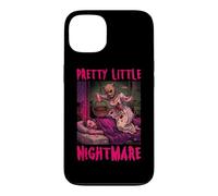 Custodia per iPhone 13 Pretty Little Nightmare Dark Humor Pulp Horror Donne adulte