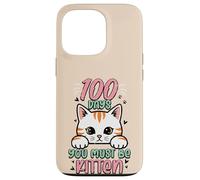Custodia per iPhone 13 Pro 100 giorni in cui devi essere un gattino, simpatici bambini del centesimo giorno di scuola