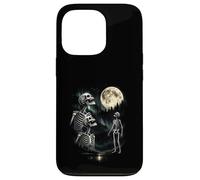 Custodia per iPhone 13 Pro 3 Bunny Howling At Moon Vintage Funny 80s-90s Grafica