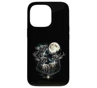 Custodia per iPhone 13 Pro 3 Bunny Howling At Moon Vintage Funny 80s-90s Grafica