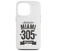 Custodia per iPhone 13 Pro 305 Miami Codice Area Distressed Authentic USA