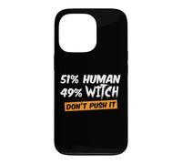 Custodia per iPhone 13 Pro 51% Umano 49% Strega