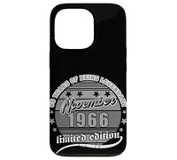 Custodia per iPhone 13 Pro 60 ° compleanno novembre 1966 annata 60 anni Legendary