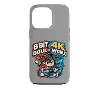Custodia per iPhone 13 Pro 8 Bit Soul in 4K World Retro Gamer Collective Studio